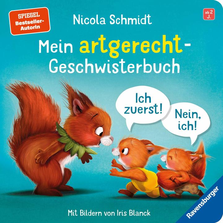 Actual product image Ravensburger My species-appropriate sibling book: Me first! No, me! - Read-aloud story by Nicola Schmidt for (German)