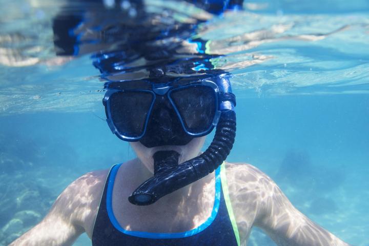 Produktbild Bestway Hydro-Pro BlackSea Snorkel & Fin Set, Adult, Half face mask, Tempered glass, Assorted colour