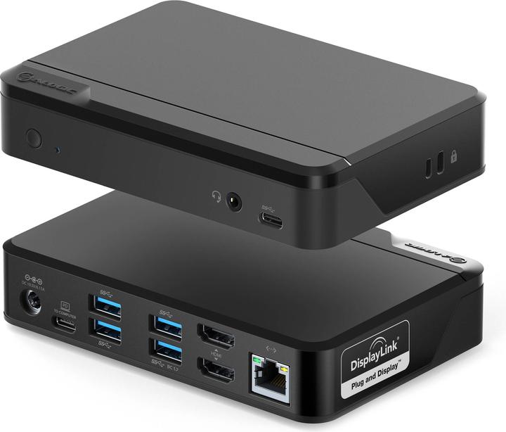 Alogic Docking Station Universal Twin HD USB-C & USB-A (USB-C, USB-A, 10 Ports)