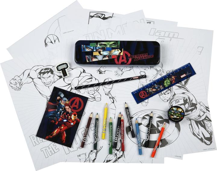 Produktbild Undercover Malset Avengers 25-teilig