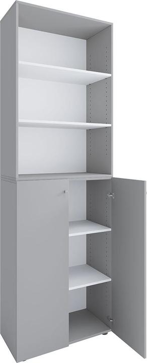 Produktbild VCM Büroschrank Aktenschrank Regal Lona 6f (70 x 40 x 220 cm)