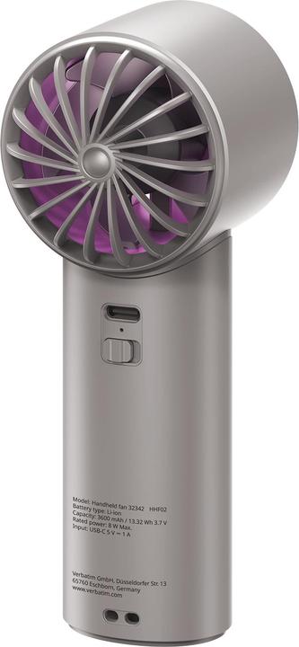 Produktbild Verbatim CoolnGo Handheld Fan Grey