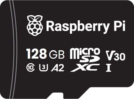 Raspberry Pi Micro SD(HC) Card - 128GB Class 10 / A2 (Without adapter) (128 GB, microSDXC, U3, UHS-I)