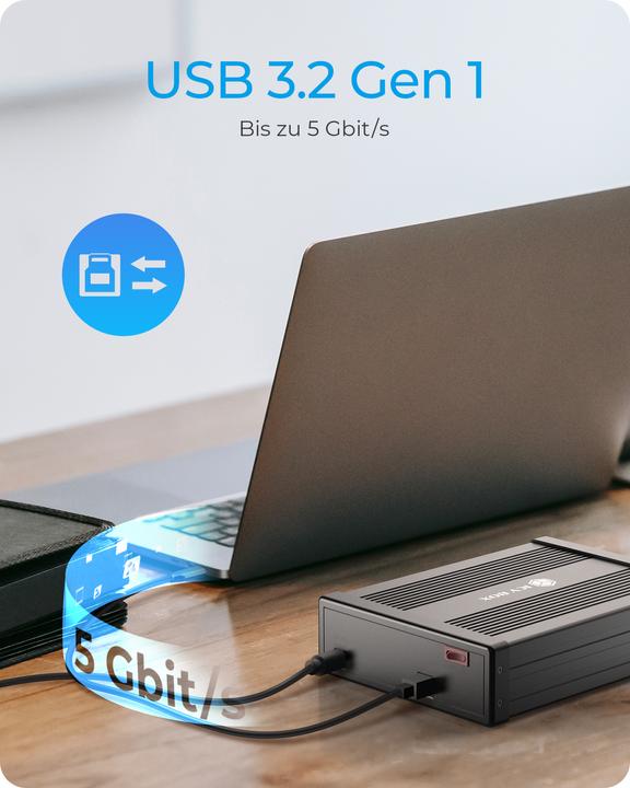 Produktbild Icy Box IB-525-U3 (5.25")