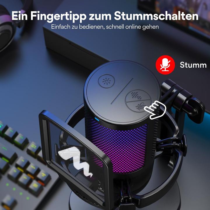 Actual product image Maono DGM20 USB microphone