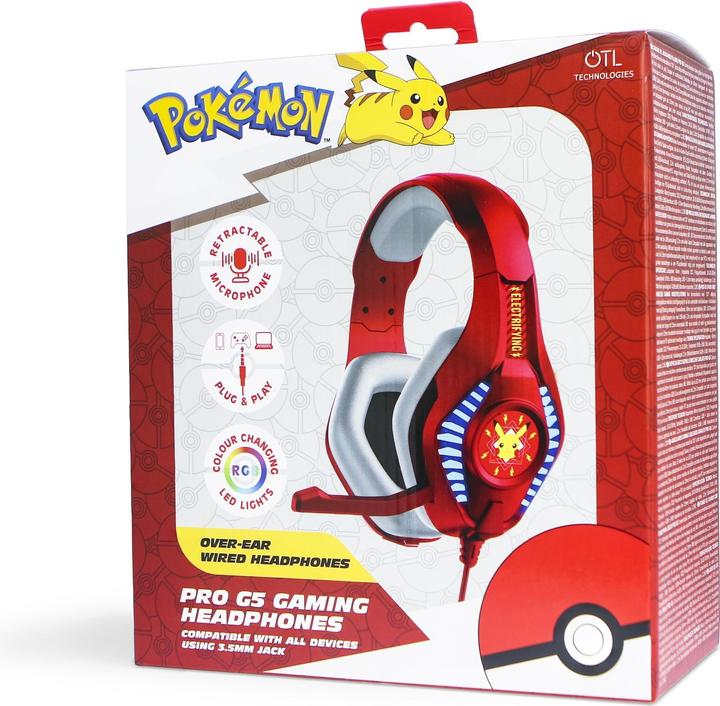 Actual product image OTL PRO G5 Gaming headphones - Pokemon (PK0974) (Cable)