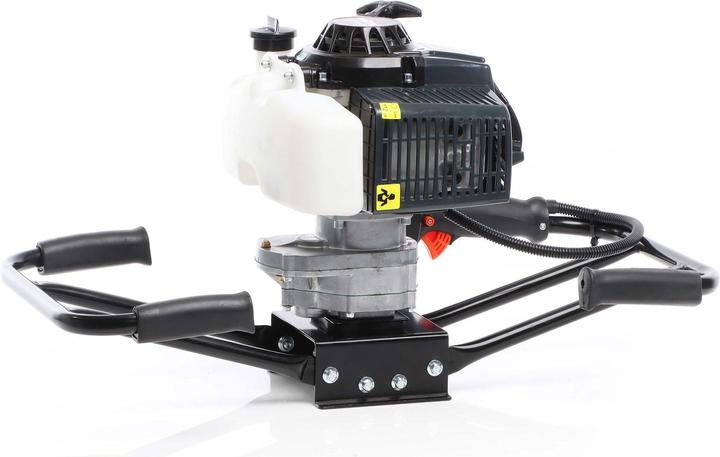 Actual product image Wiltec Ground Drill for 2 People with 63cc, 3HP and 2.2kW, Petrol Post Drill for Precise Drilling Results