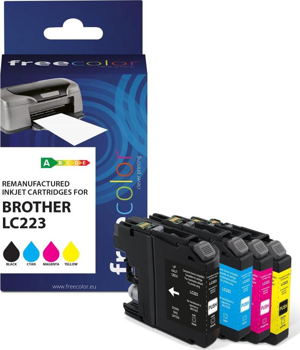 Freecolor Brother LC223 Multiplack (M, Y, C, FC)