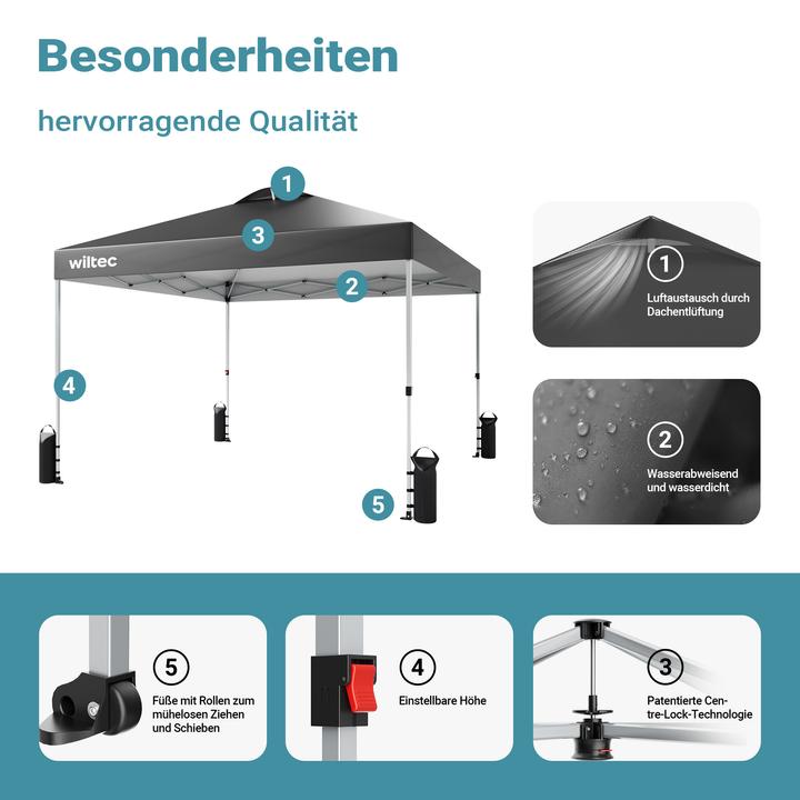 Produktbild Wiltec Pop up (300 cm, 300 cm)