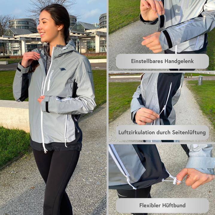Produktbild Valkental Funktionale & reflektierende Softshelljacke für Outdooraktivitäten - Damen (XL)
