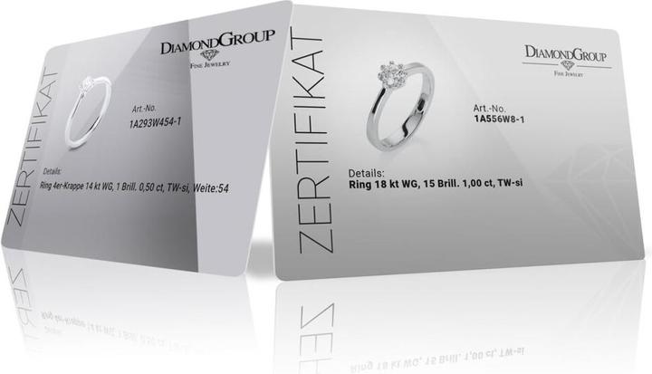 Image du produit Goldberg Diamant Solitaire (Or blanc, Cierge, 42 cm)