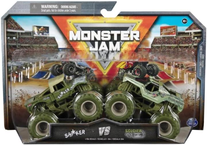 Monster Jam - 1:64 Die Cast 2 pack - Shaker vs Soldier Fortune
