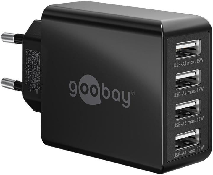 Immagine prodotto Goobay Caricatore a 4 vie (30 W)