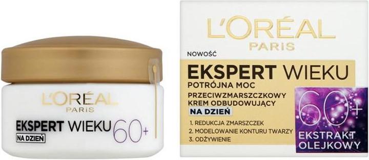 Image du produit L'Oréal Paris L'Oréal Age Specialist Expert Age 60+ crème anti-rides reconstituante pour le jour 50ml (50 ml, Crème de jour)