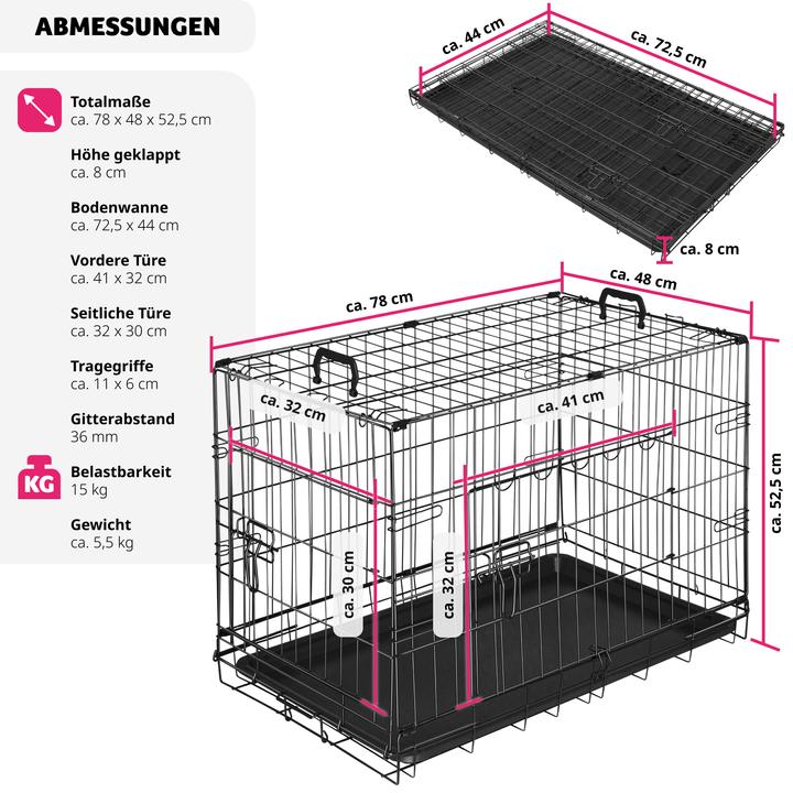Produktbild tectake Luna (Hund, Faltbar)