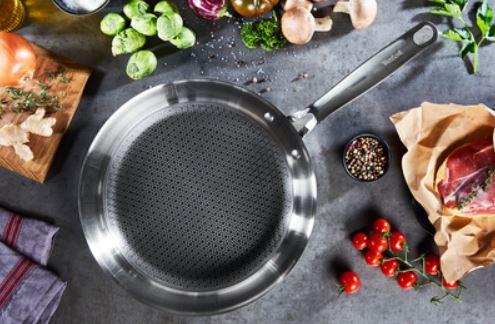 Produktbild Tefal Bratpfanne Eternal Mesh (24 cm, Bratpfanne, Edelstahl)