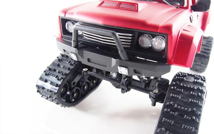Image du produit Amewi Camionnette RC AMX FPV RTR rouge avec roues et chaînes 4WD (RTR Prêt à fonctionner)