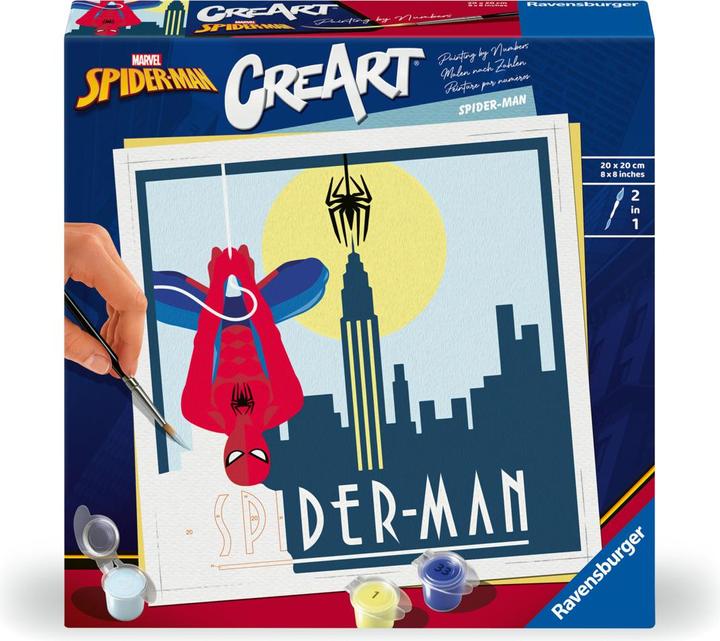 Produktbild Ravensburger CreArt - Malen nach Zahlen 23891 - Spider-Man - ab 12 Jahren