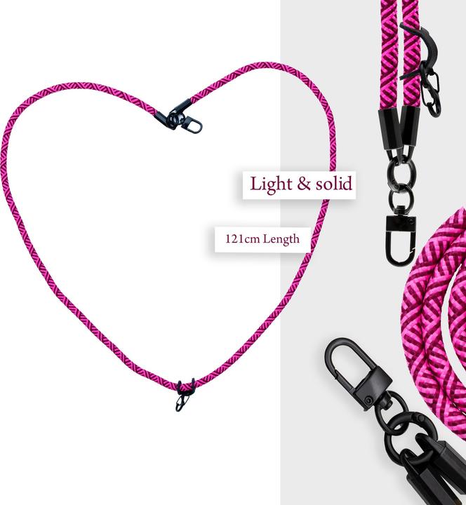 Produktbild Cadorabo Handykette für Motorola MOTO G2 Necklace Hülle mit verstellbarem Kordelband
