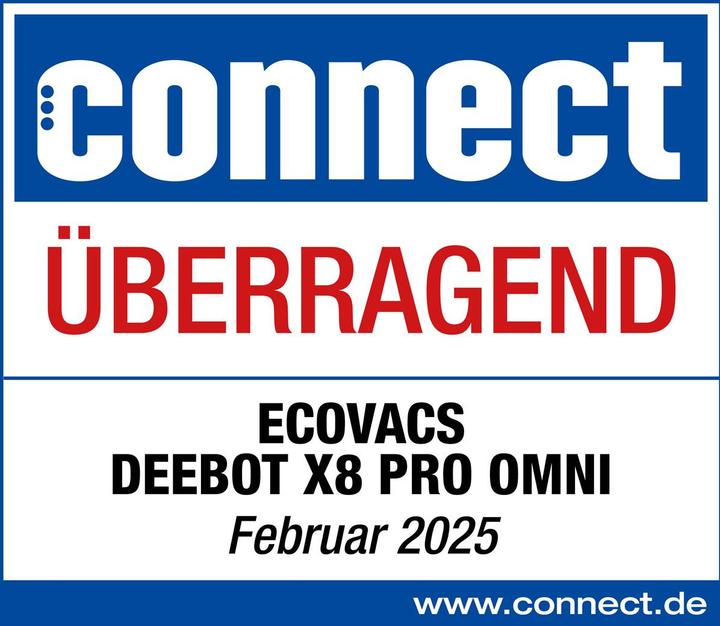 Image du produit Ecovacs Deebot X8 Pro Omni (Robot d'aspiration et de nettoyage)
