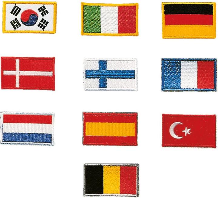 Produktbild Kwon Flaggenstickerei Abzeichen corée du sud