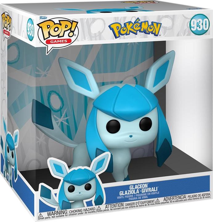 Produktbild Funko Pokemon - Glaceon (EMEA) Super Sized Jumbo POP! Vinyl Figur 25 cm