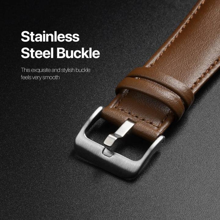 Image du produit Dux Ducis YS Series Bracelet en cuir véritable (45 mm, 44 mm, 42 mm, 49 mm, Cuir véritable)