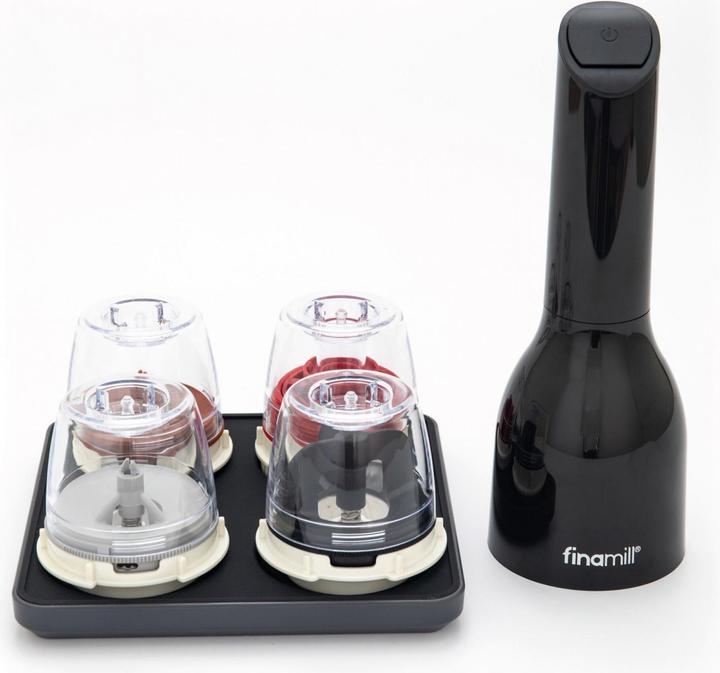 FinaMill BBQ set (Herbs, Various spices, Salt, Pepper)