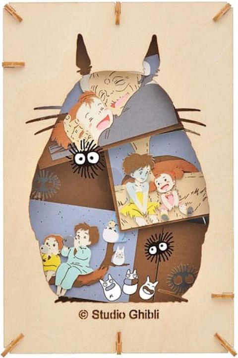 Immagine prodotto Ensky Ghibli - Mon Voisin Totoro - Sagoma di Totoro in carta stile bois