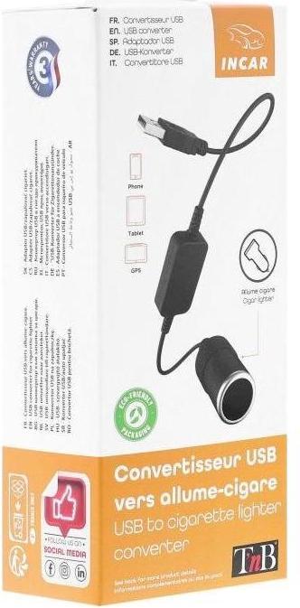Image du produit T'nB Adaptateur allume-cigare