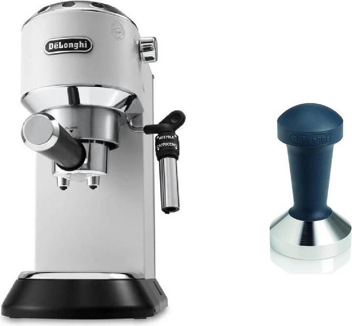 Actual product image De'Longhi Dedica with tamper