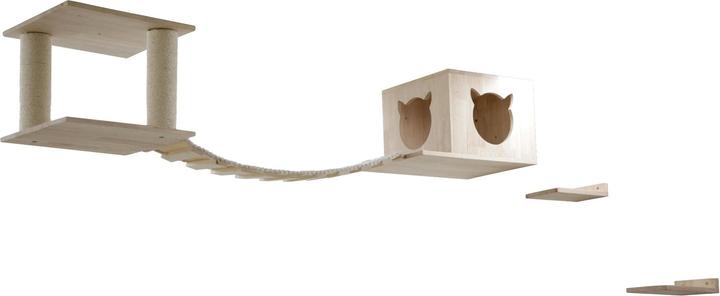 Kerbl Aire de jeu pour chats Top, naturel/blanc
