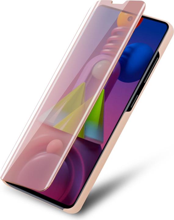 Actual product image Cadorabo Book Smart View Mirror Cover (Samsung Galaxy M51)