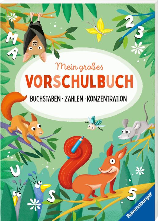 Image du produit Ravensburger Mein grosses Vorschulbuch: Buchstaben Zahlen Konzentration (Allemand)