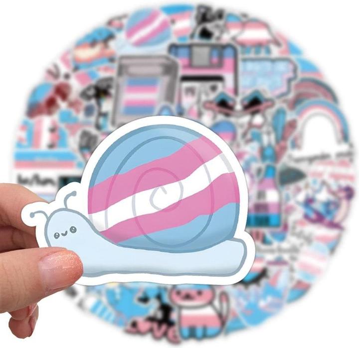 Actual product image JTI Pride stickers - 50 pcs