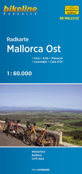 Immagine prodotto Mappa ciclistica di Maiorca Est 60000