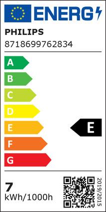 Energy Label Philips Lamp (E14, 6.50 W, 806 lm, 1 x, E)