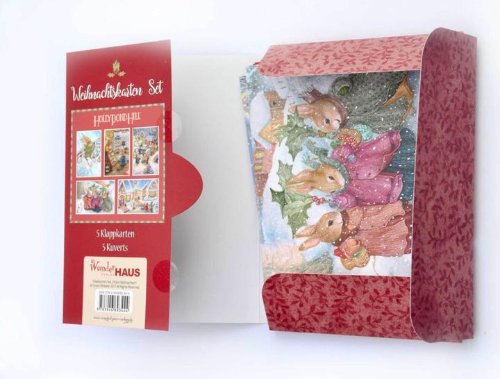 Actual product image Christmas card set "Merry Christmas!" (5 pcs.)