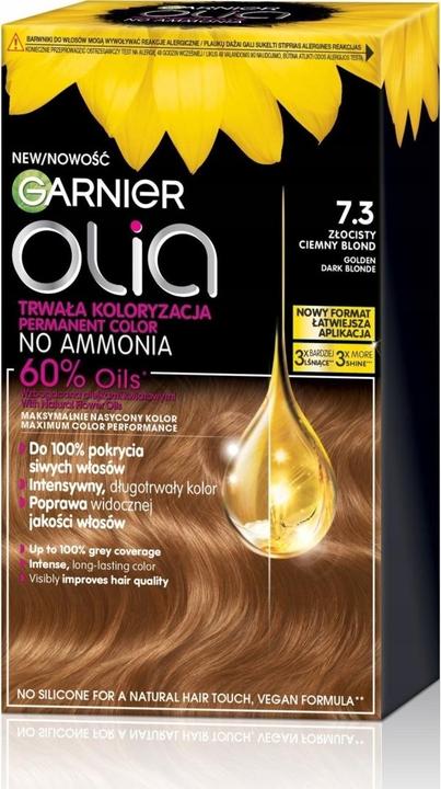 Image du produit Garnier Olia Hair Color 73 Golden Dark Blonde (73 Golden Dark Blonde)
