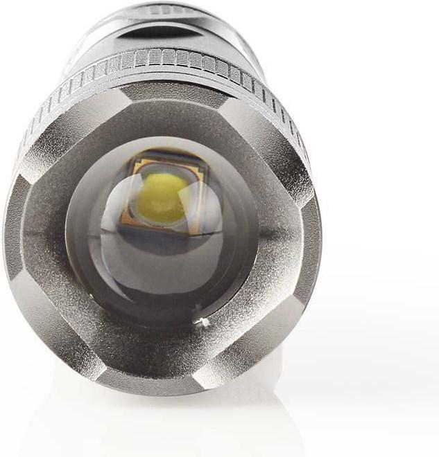 Immagine prodotto Nedis Torcia LED, Premium, 330lm - argento (3.40 cm, 330 lm)