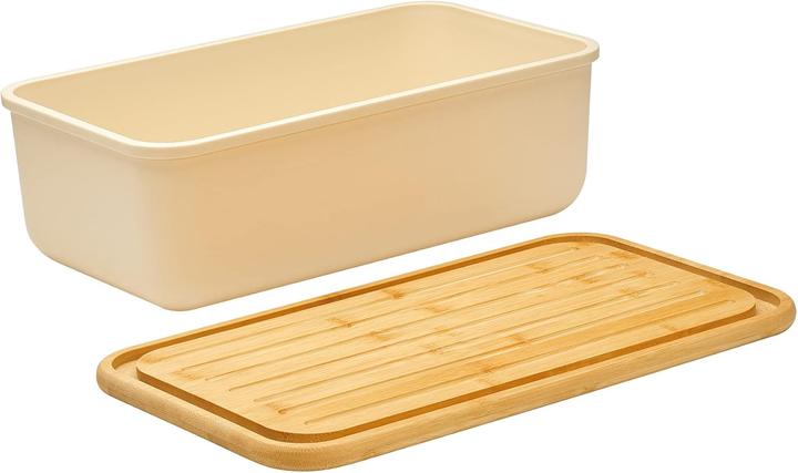 Produktbild Zassenhaus Brotkasten LOFT eckig creme 40 x 23 cm