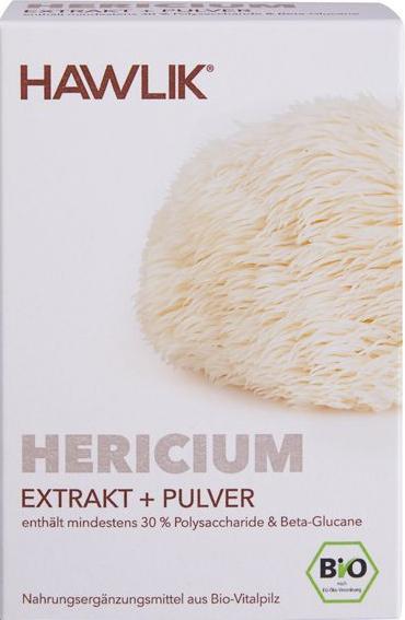 Produktbild Hawlik Hericium Extrakt + Pulver Kapsel (60 Stück, Kapseln, 58 g)