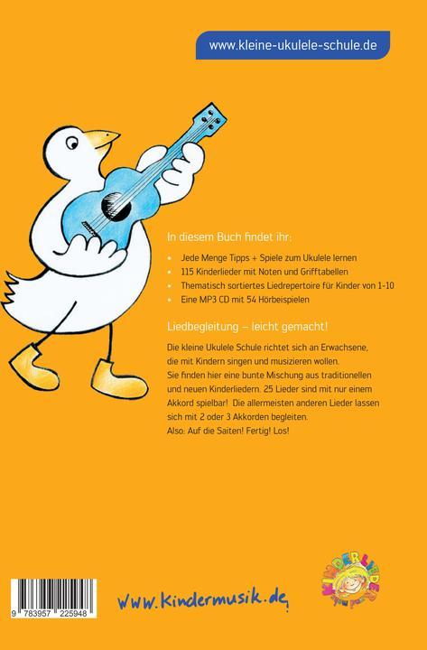 Produktbild Die Kleine Ukulele Schule, m. 1 Audio-CD (Deutsch, Netzwerk Kindermusik e.V., 2023)