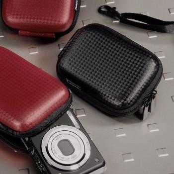 Actual product image Hama Hardcase Carbon Style 60H, Camera Bag, Black (Camera case, Kamera Bereitschaftstasche, 0.07 l)