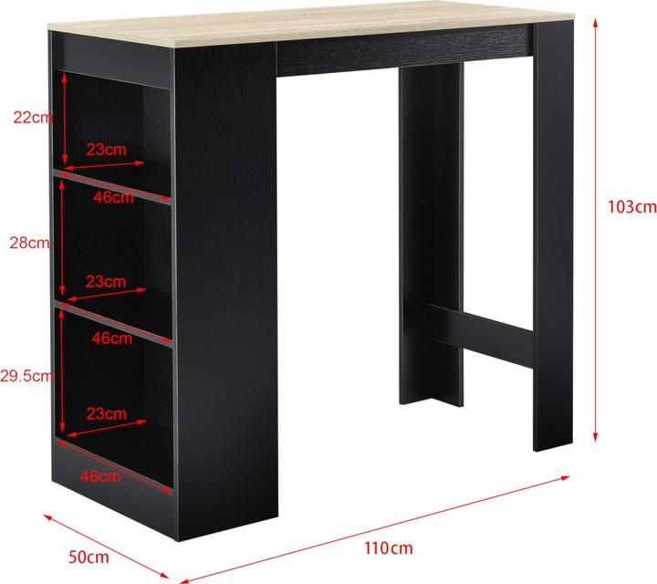 Actual product image En.Casa Kouvola (110 x 50 x 103 cm)