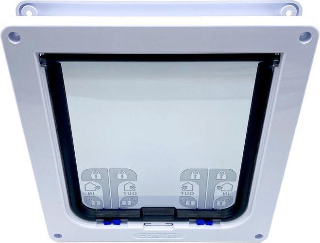 Actual product image Cat Mate 4-way locking cat flap, XL, white (Magnetic cat flap)