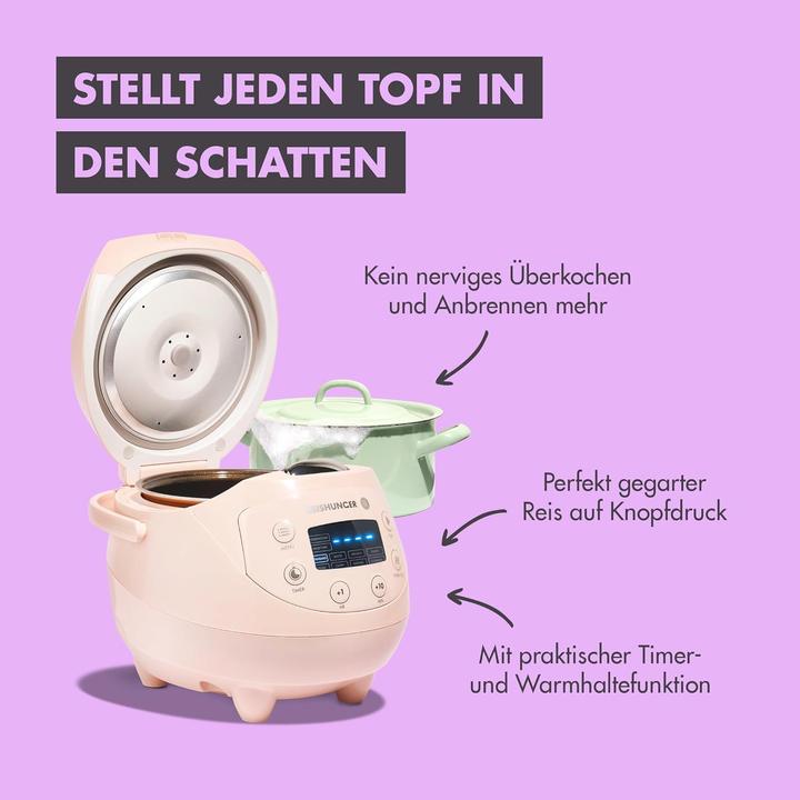 Productafbeelding Reishunger Digitale Mini Rijstkoker 542-MDRK-PI