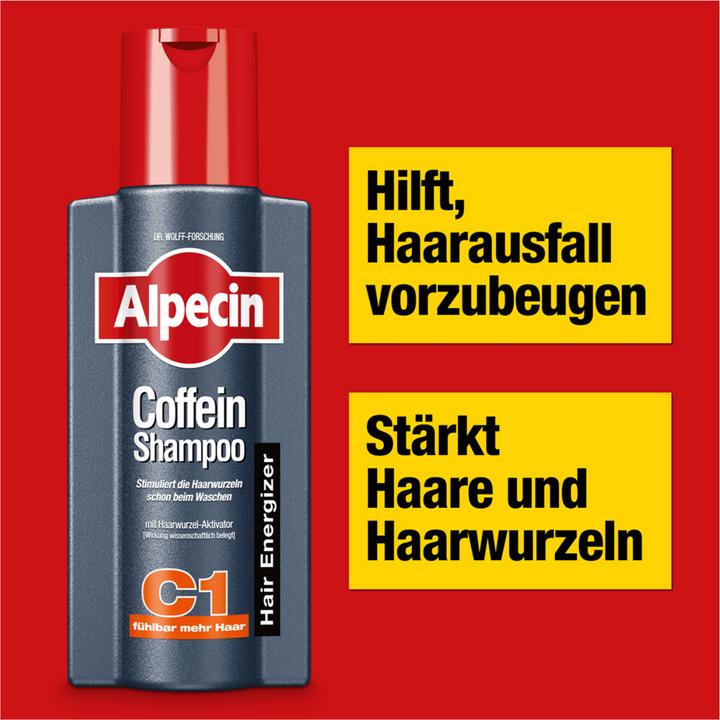 Productafbeelding Alpecin Cafeïne shampoo C1 (250 ml, Vloeibare shampoo)