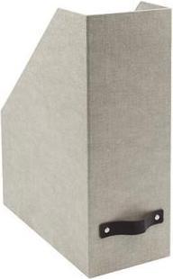 Magazine box linen cover Estelle Linen nature (A4)