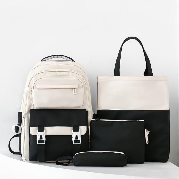 Only-Bags.Store Trendiger Rucksack, leicht, tragbare Tasche, Schulranzen für Studenten, beinhaltet
